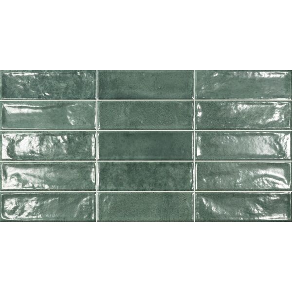 eco ceramic pool green płytka ścienna 31.6x60 zielone płytki imitujące cegłę
