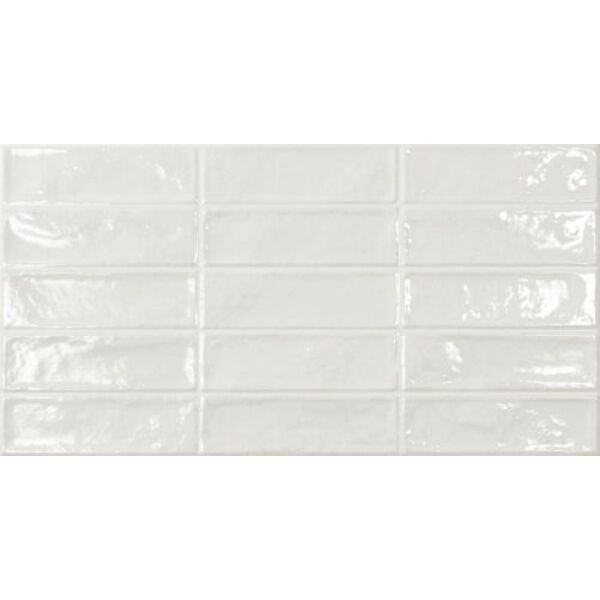 eco ceramic pool white płytka ścienna 31.6x60 glazura imitujące cegłę prostokątne hiszpańskie do łazienki błyszczące cegiełki