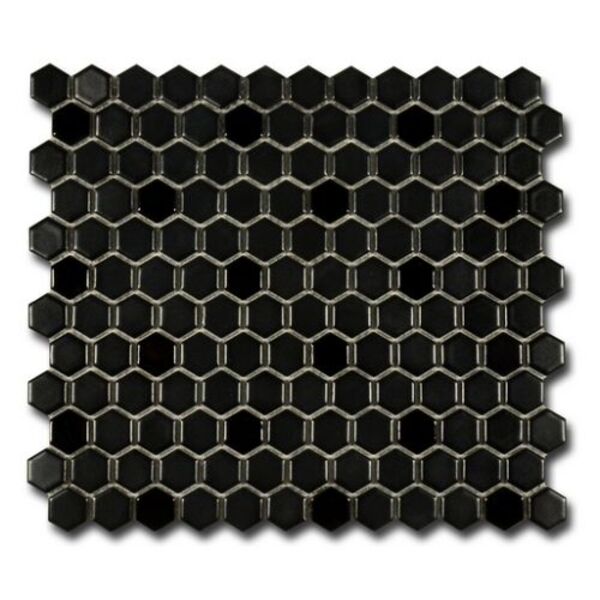 el casa hexagon negro mix mozaika gresowa 26x30 gres prostokątne hiszpańskie do salonu lappato o grubości od 4 do 6 mm