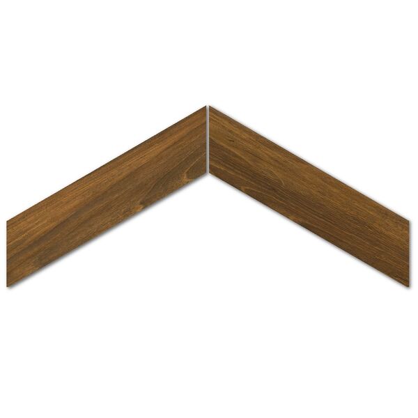 emil ceramica elegance wood / sleek wood mohogany chevron gres 11x54 włoskie płytki jodełka