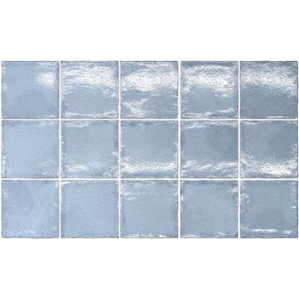 equipe altea ash blue płytka ścienna 10x10 (27598) płytki equipe ceramicas kwadratowe hiszpańskie do łazienki 10x10 błyszczące