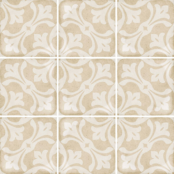 equipe art nouveau la rambla biscuit gres dekor 20x20 (24408) gres equipe ceramicas kwadratowe do kuchni ornament