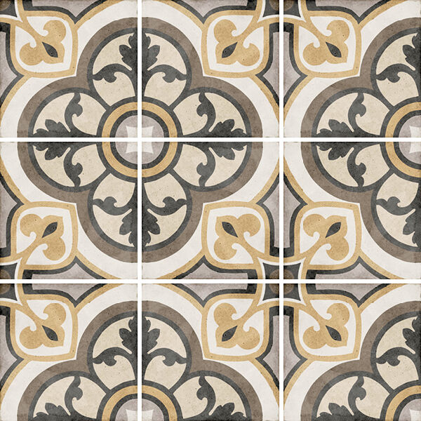 equipe art nouveau majestic color gres dekor 20x20 (24402) gres equipe ceramicas kwadratowe do kuchni ornament