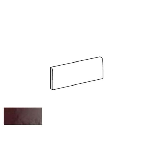 equipe artisan burgundy bullnose 6.5x20 (24477) glazura prostokątne hiszpańskie do łazienki czerwone błyszczące