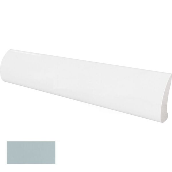 equipe ash blue pencil bullnose 3x15 (23126) płytki equipe ceramicas prostokątne hiszpańskie niebieskie błyszczące