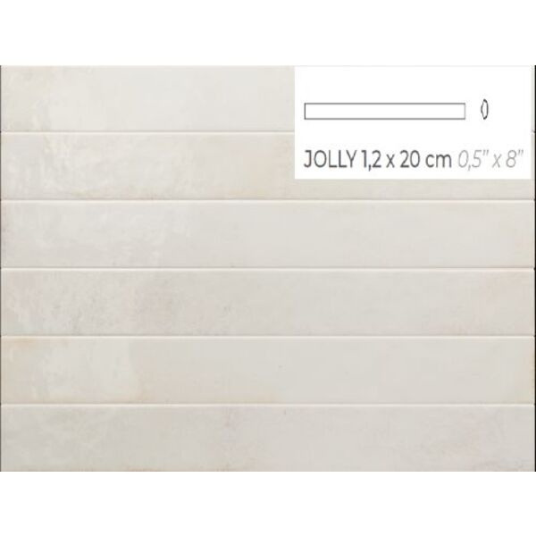 equipe bali white jolly 1.2x20 (31677) glazura equipe ceramicas prostokątne hiszpańskie satynowe