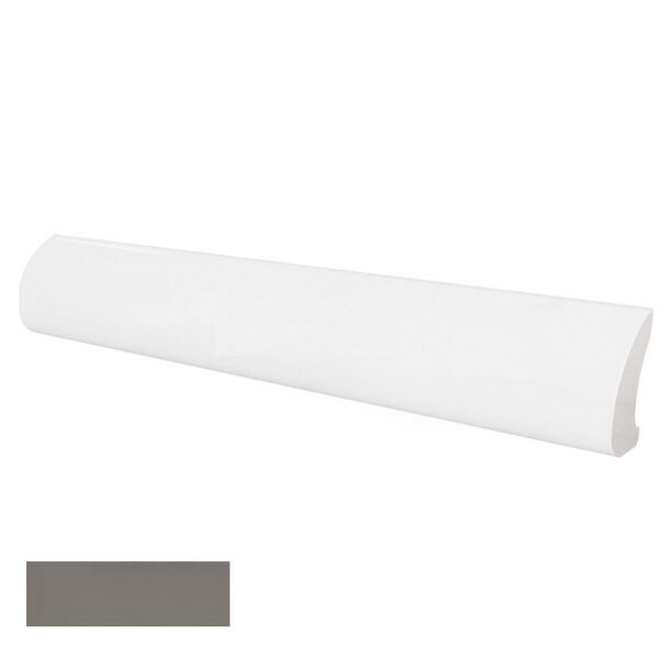 equipe black matt pencil bullnose 3x20 (23396) płytki equipe ceramicas prostokątne hiszpańskie matowe