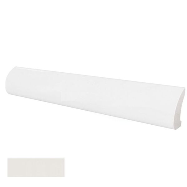 equipe blanco pencil bullnose 3x20 (23120) płytki equipe ceramicas białe strukturalne