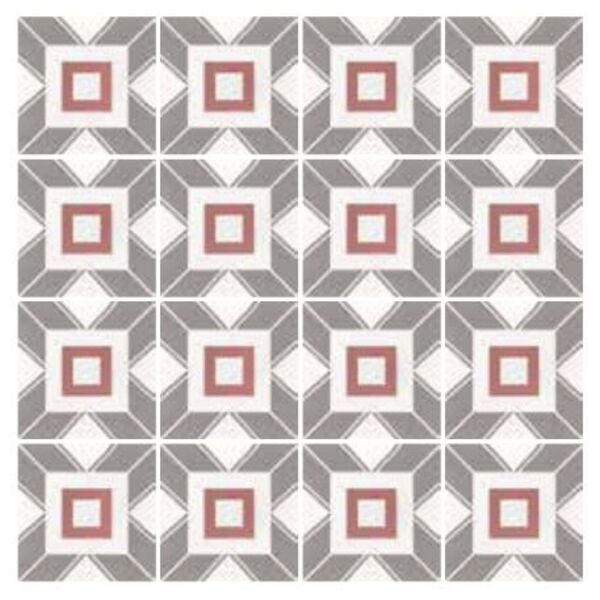 equipe caprice deco decal colours gres 20x20 (22115) geometryczne płytki equipe ceramicas