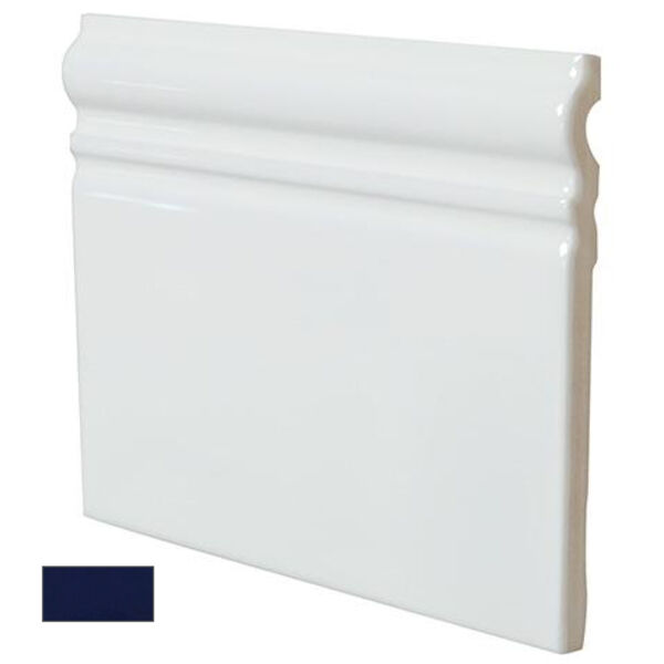 equipe cobalt brillo skirting 15x15 (22492) płytki kwadratowe hiszpańskie do łazienki niebieskie błyszczące strukturalne