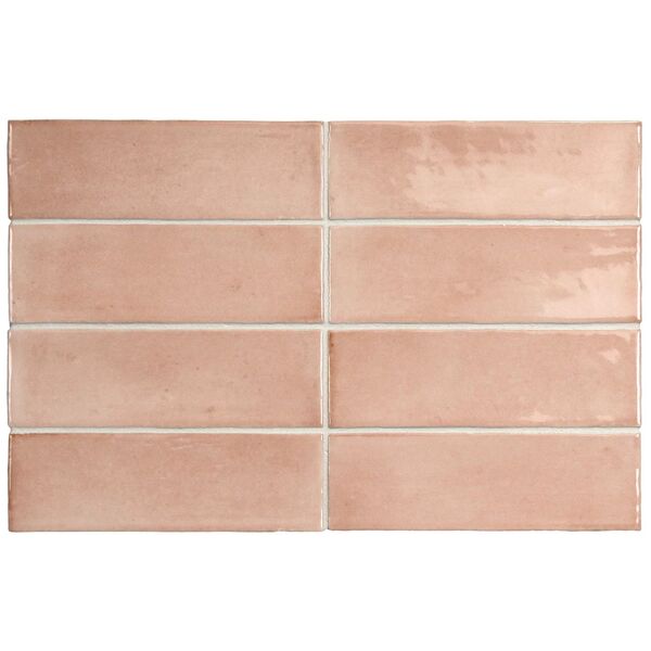 equipe coco orchard pink płytka ścienna 5x15 (27986) glazura equipe ceramicas prostokątne hiszpańskie do salonu o grubości od 8 do 10 mm