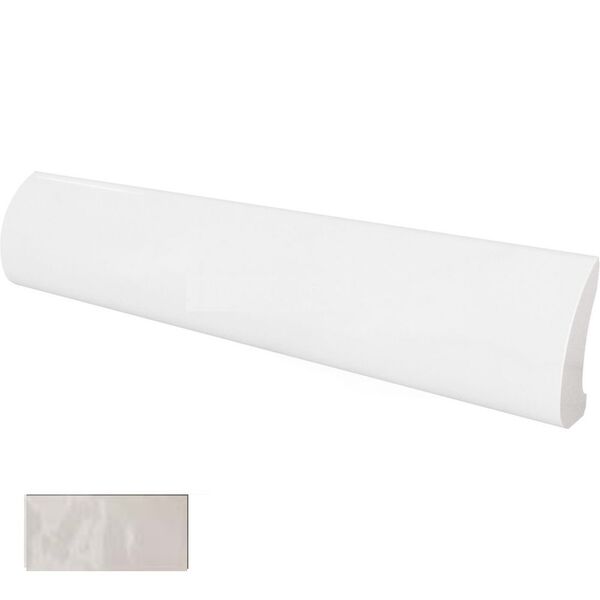 equipe cream crackle pencil bullnose 3x15 (23308) 