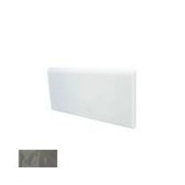 equipe gris oscuro brillo crackle bullnose 7.5x15 (21486) płytki prostokątne hiszpańskie do salonu szare strukturalne o grubości 6 do 8 mm