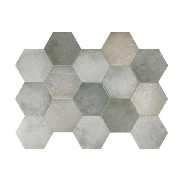 equipe heritage shadow hexagono gres 17.5x20 (24952) gres equipe ceramicas heksagonalne szare promocja