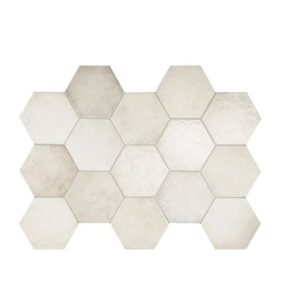 equipe heritage snow hexagono gres 17.5x20 (24950) płytki equipe ceramicas hiszpańskie do salonu szare matowe