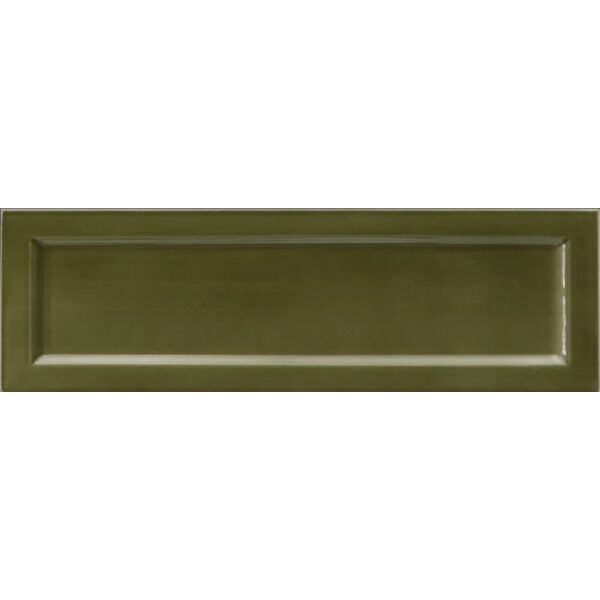 equipe island lichen frame płytka ścienna 6.5x20 (31202) zielone płytki imitujące cegłę