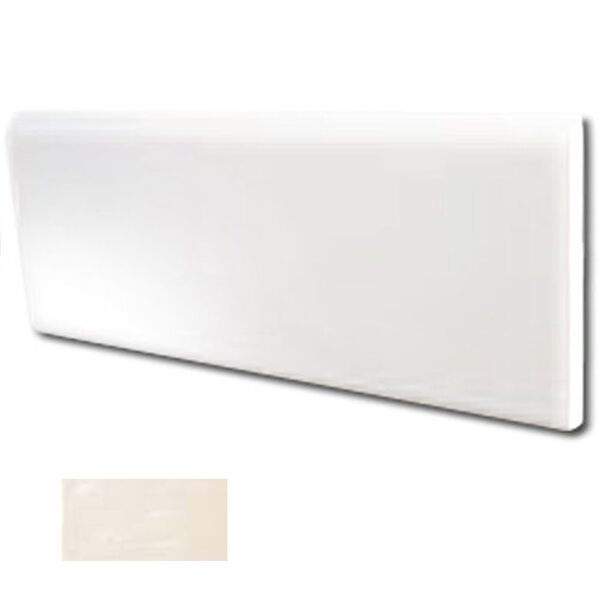 equipe mallorca cream bullnose 6.5x20 (23276) płytki equipe ceramicas prostokątne hiszpańskie satynowe strukturalne