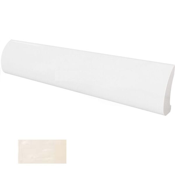 equipe mallorca cream pencil bullnose 3x20 (23282) płytki equipe ceramicas prostokątne hiszpańskie beżowe satynowe strukturalne