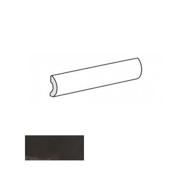 equipe manacor black pencil bullnose 3x20 (26956) płytki equipe ceramicas prostokątne hiszpańskie