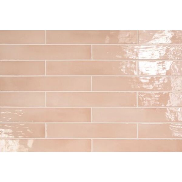 equipe manacor blush pink płytka ścienna 6.5x40 (26924) płytki equipe ceramicas prostokątne hiszpańskie