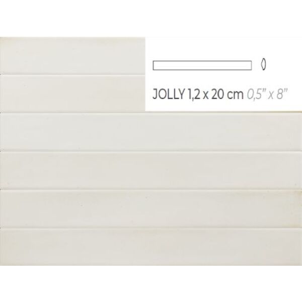 equipe massimo white jolly 1.2x20 (31667) płytki equipe ceramicas prostokątne satynowe