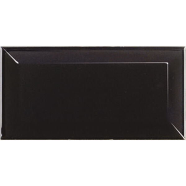 equipe metro black matt płytka ścienna 7.5x15 (14263) glazura equipe ceramicas hiszpańskie 7,5x15 czarne matowe