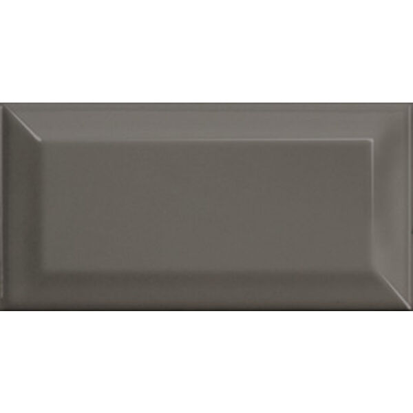 equipe metro dark grey płytka ścienna 7.5x15 (20903) glazura equipe ceramicas 7,5x15 szare błyszczące strukturalne o grubości 10 mm