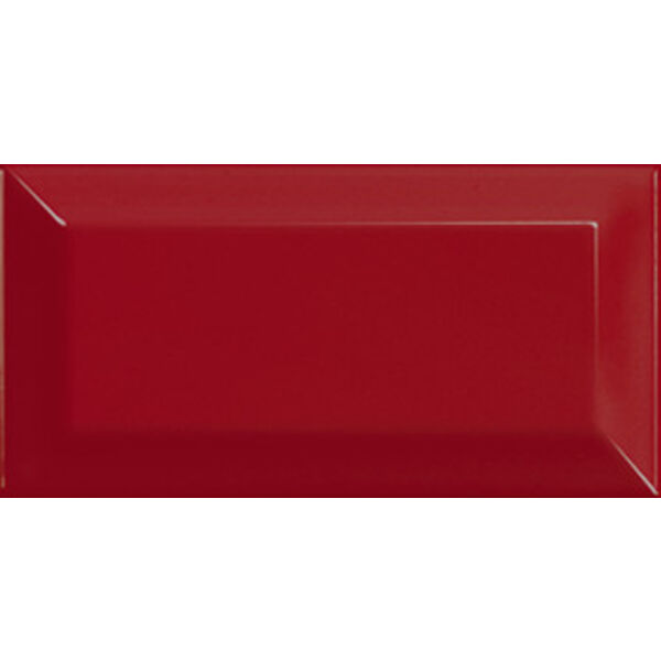 equipe metro rosso płytka ścienna 7.5x15 (14059) glazura equipe ceramicas hiszpańskie 7,5x15 czerwone strukturalne