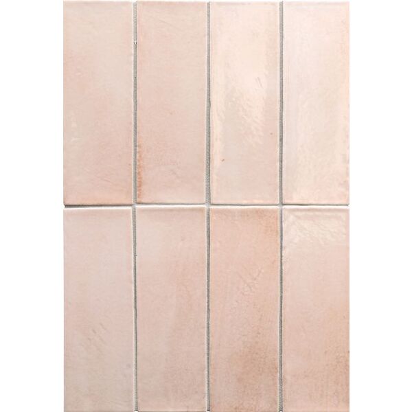 equipe miyako crystal pink gloss płytka ścienna 5x15 (32325) equipe miyako