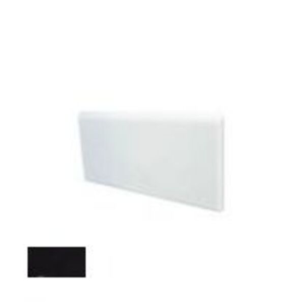 equipe negro brillo bullnose 7.5x15 (21609) płytki equipe ceramicas prostokątne hiszpańskie do salonu czarne błyszczące