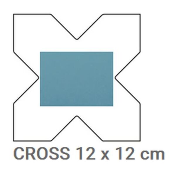 equipe porto cross azure gres 17.5x20 (30619) gres equipe ceramicas hiszpańskie do kuchni niebieskie matowe monocolor