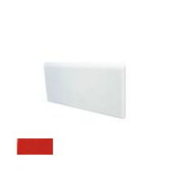 equipe rosso brillo bullnose 7.5x15 (21611) glazura equipe ceramicas prostokątne do salonu czerwone strukturalne