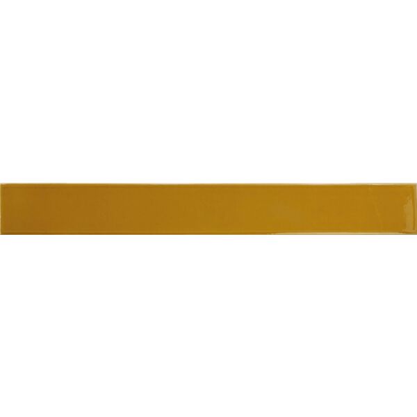 equipe vitral honey reactive płytka ścienna 5x40 (31169) żółte płytki do salonu