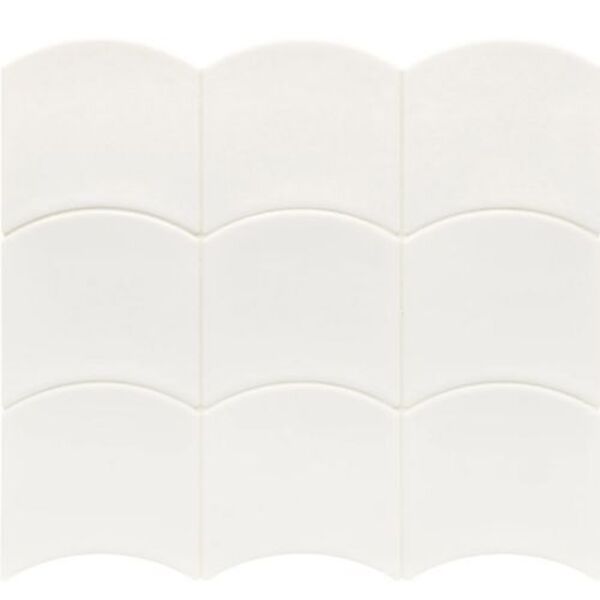 equipe wave white płytka ścienna 12x12 (28838) glazura equipe ceramicas kwadratowe hiszpańskie do kuchni