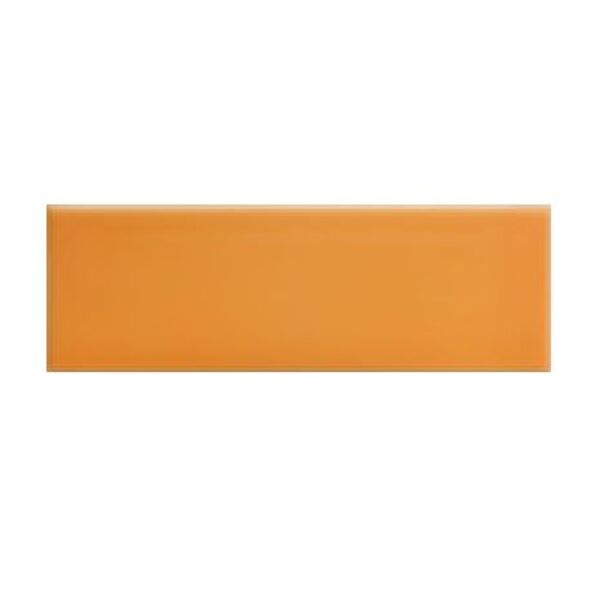 fabresa plaqueta naranja brillo płytka ścienna 10x30 glazura prostokątne do łazienki 10x30 o grubości 10 mm