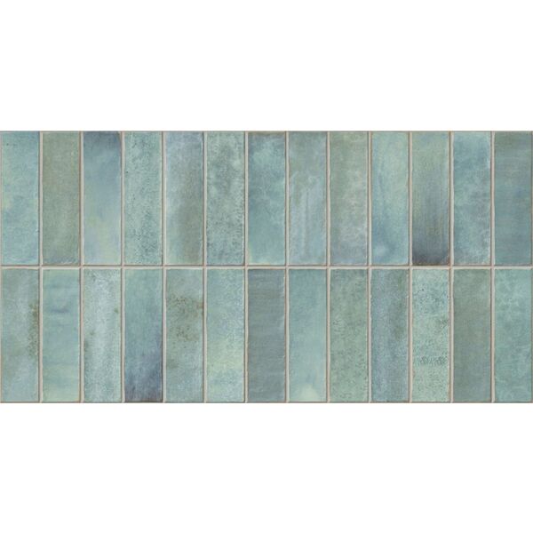 gayafores deco artis green gres 32x62.5 płytki do łazienki gayafores