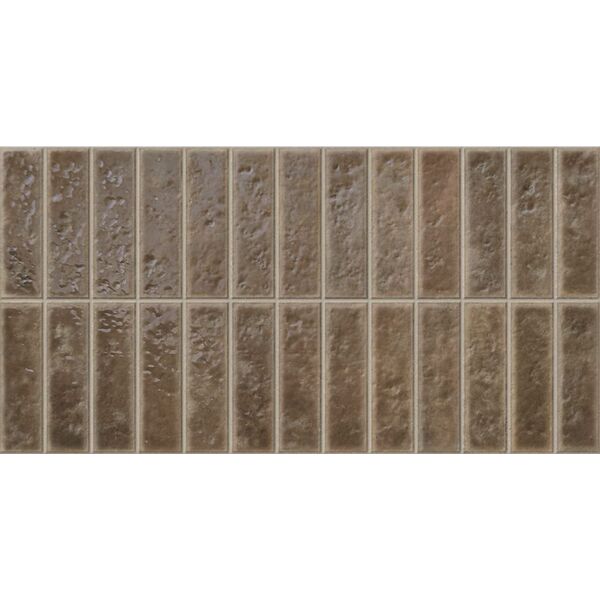 gayafores deco river caramel gres 32x62.5 płytki brązowe