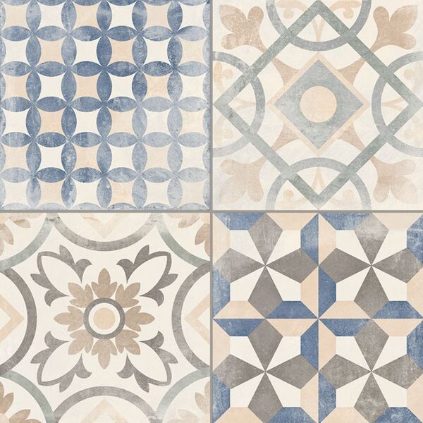 gayafores gaya vintage blue gres 33.15x33.15 płytki kwadratowe