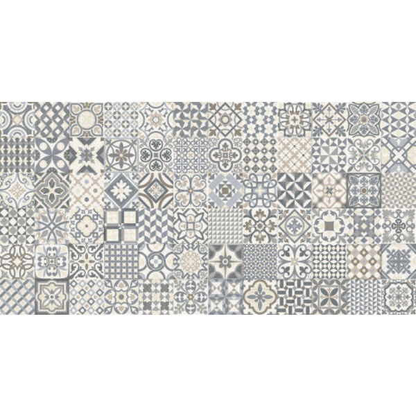 gayafores heritage grey dekor 32x62.5 płytki gayafores hiszpańskie do salonu matowe patchwork