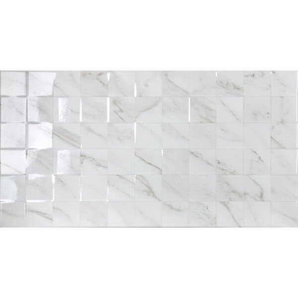 geotiles agora rlv. blanco płytka ścienna 31.6x60 glazura imitujące kamień do łazienki białe strukturalne o grubości 6 do 8 mm