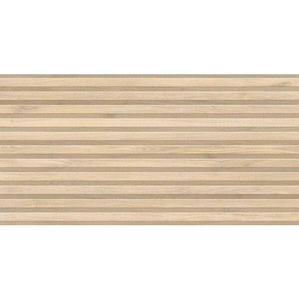 geotiles haru rlv almond płytka ścienna 60x120 strukturalne lamele płytki