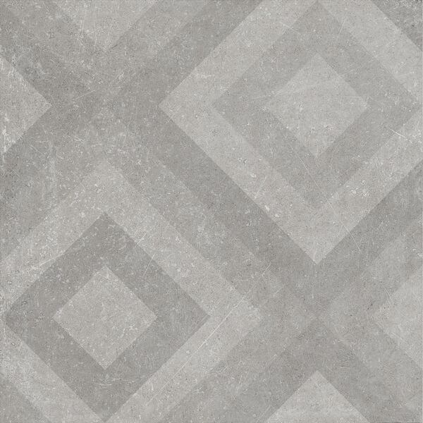 golden tile stonehenge grey mod dekor rektyfikowany 60x60 gres do salonu szare matowe geometryczne