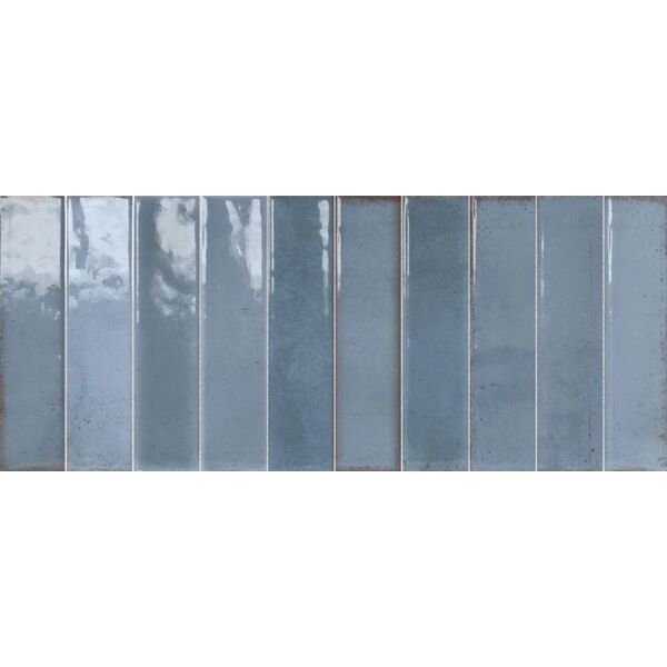idea ceramica art nouveau blue płytka ścienna 25x60 glazura włoskie do łazienki promocja