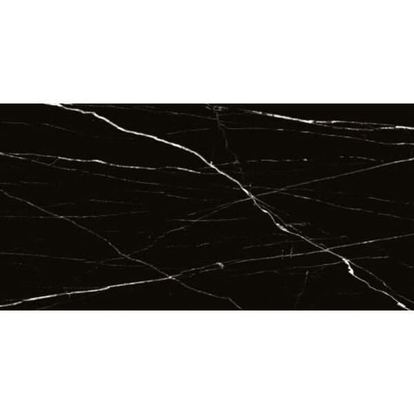 indie carrara black gres poler rektyfikowany 60x120 płytki imitujące marmur