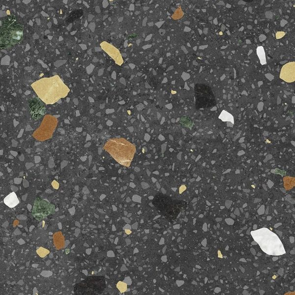 keros ceramika tritato negro gres 25x25 płytki 25x25