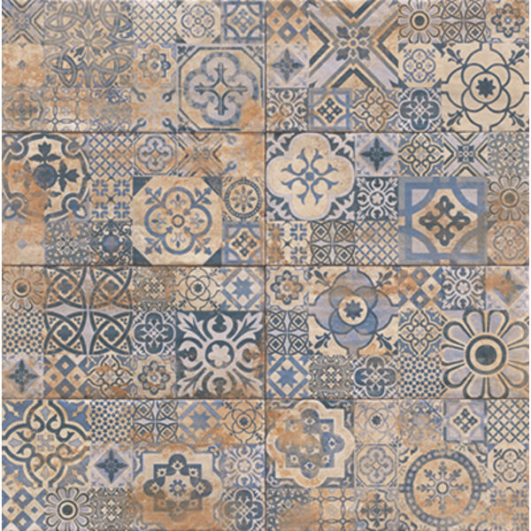 mainzu ceramica aterra dekor podłogowy 15x30 patchworkowa terakota