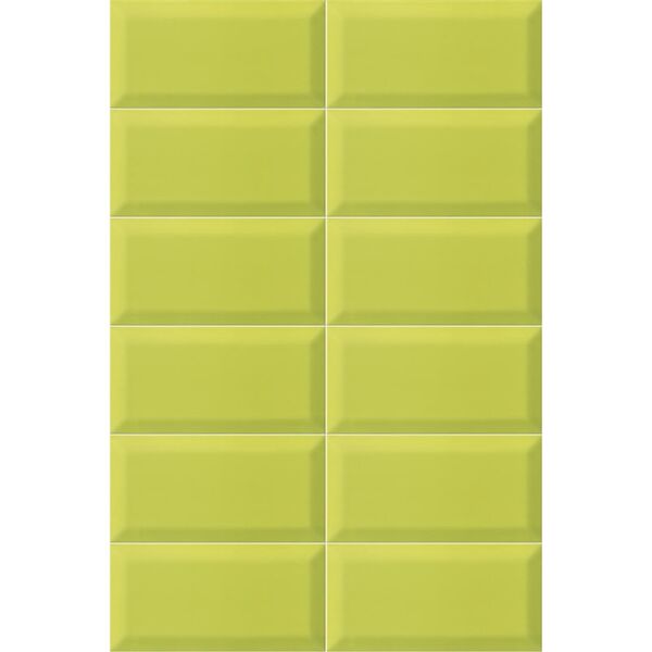 mainzu ceramica bissel yellow green płytka ścienna 10x20 