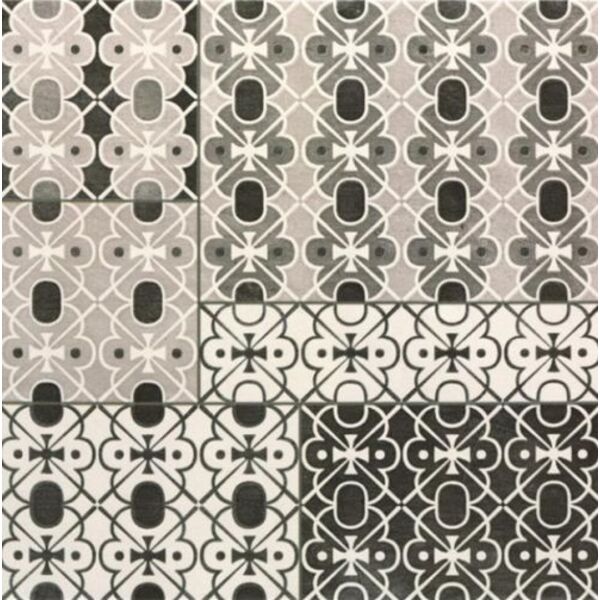 mainzu ceramica cementine carpet grey dekor 20x20 patchworkowe płytki mainzu ceramica