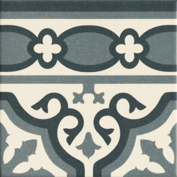 mainzu ceramica florentine blue cenefa 20x20 terakota 20x20