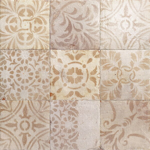 mainzu ceramica hermes dekor 20x20 patchworkowa terakota